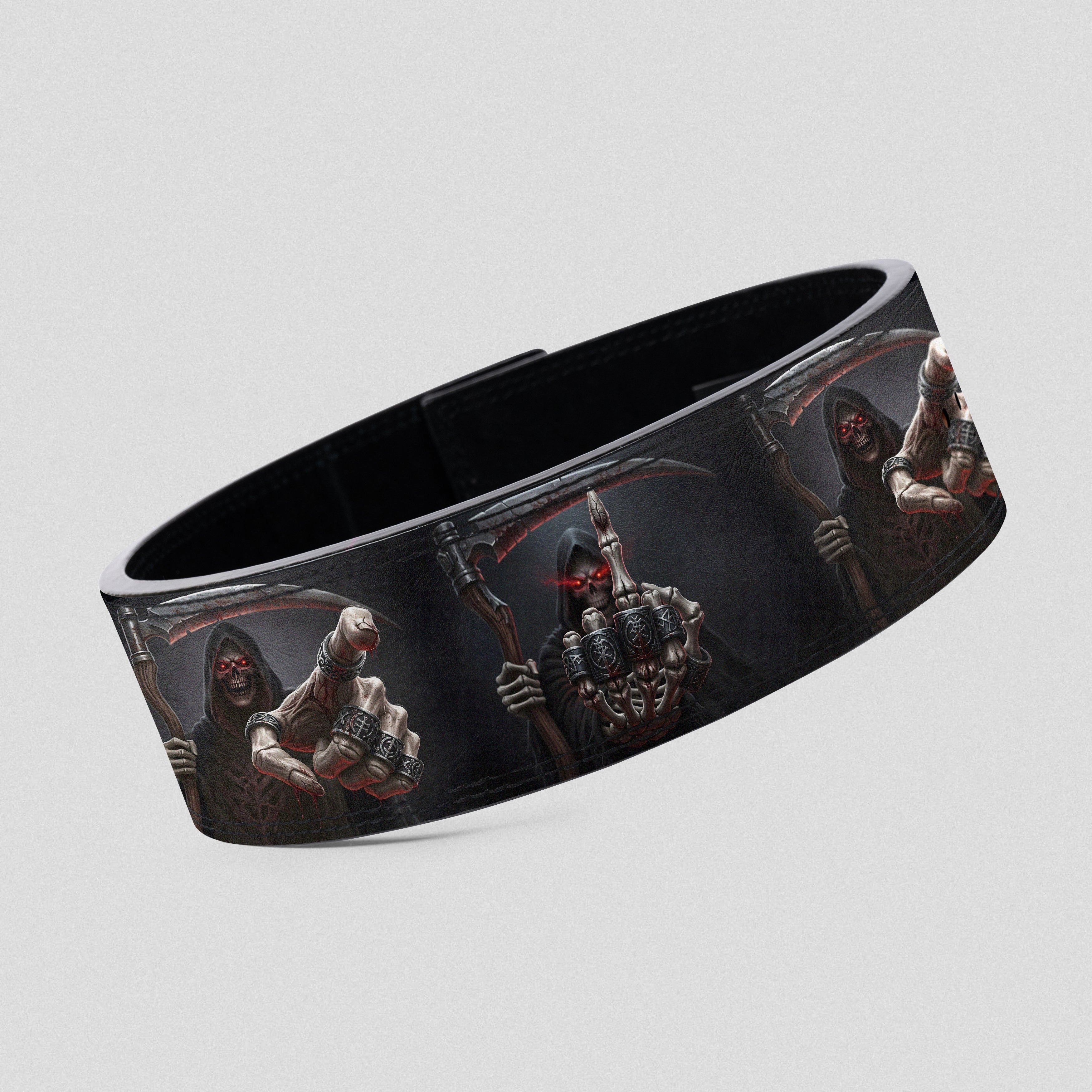 Reaper's Defiance Personalized Lever Belt 11480
