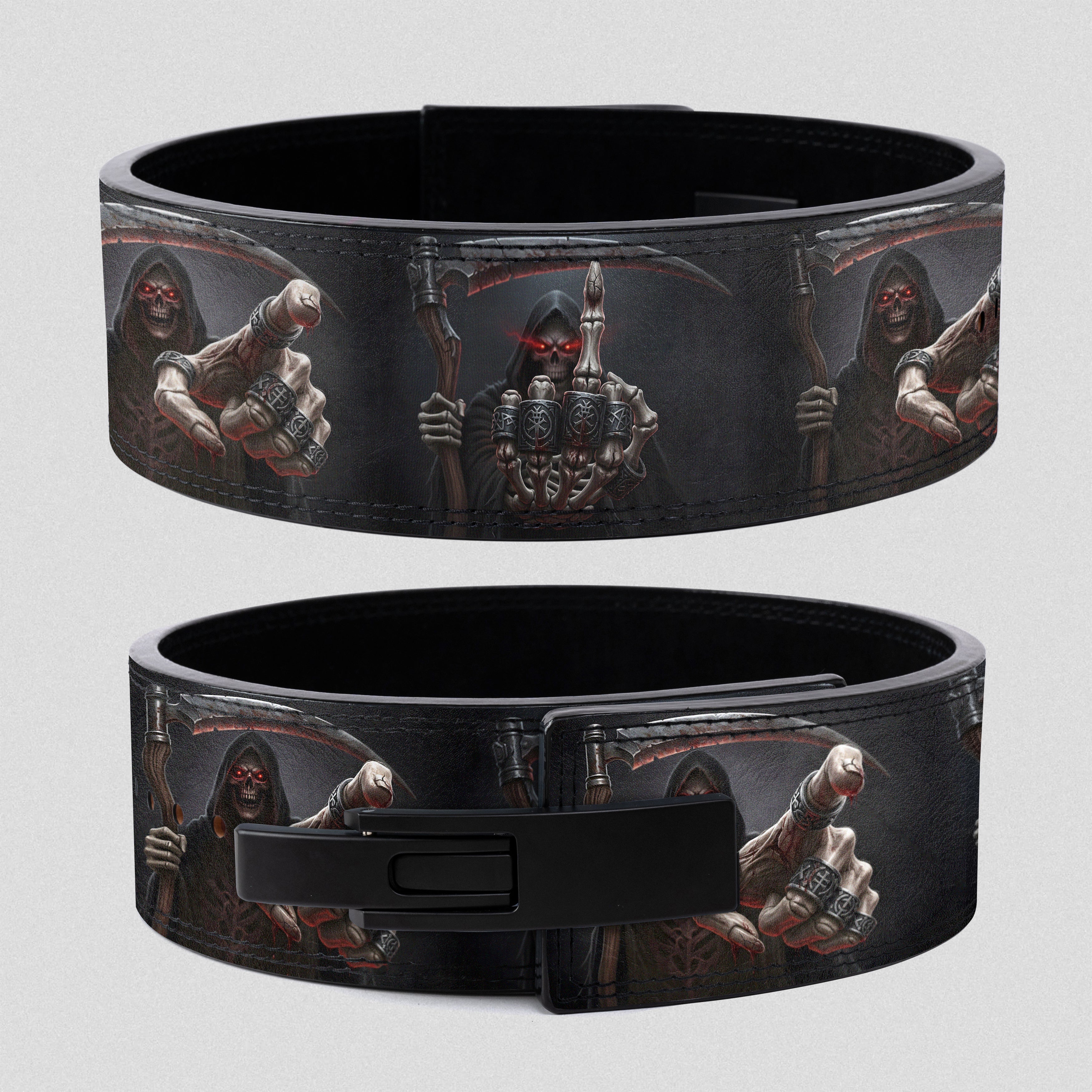 Reaper's Defiance Personalized Lever Belt 11480