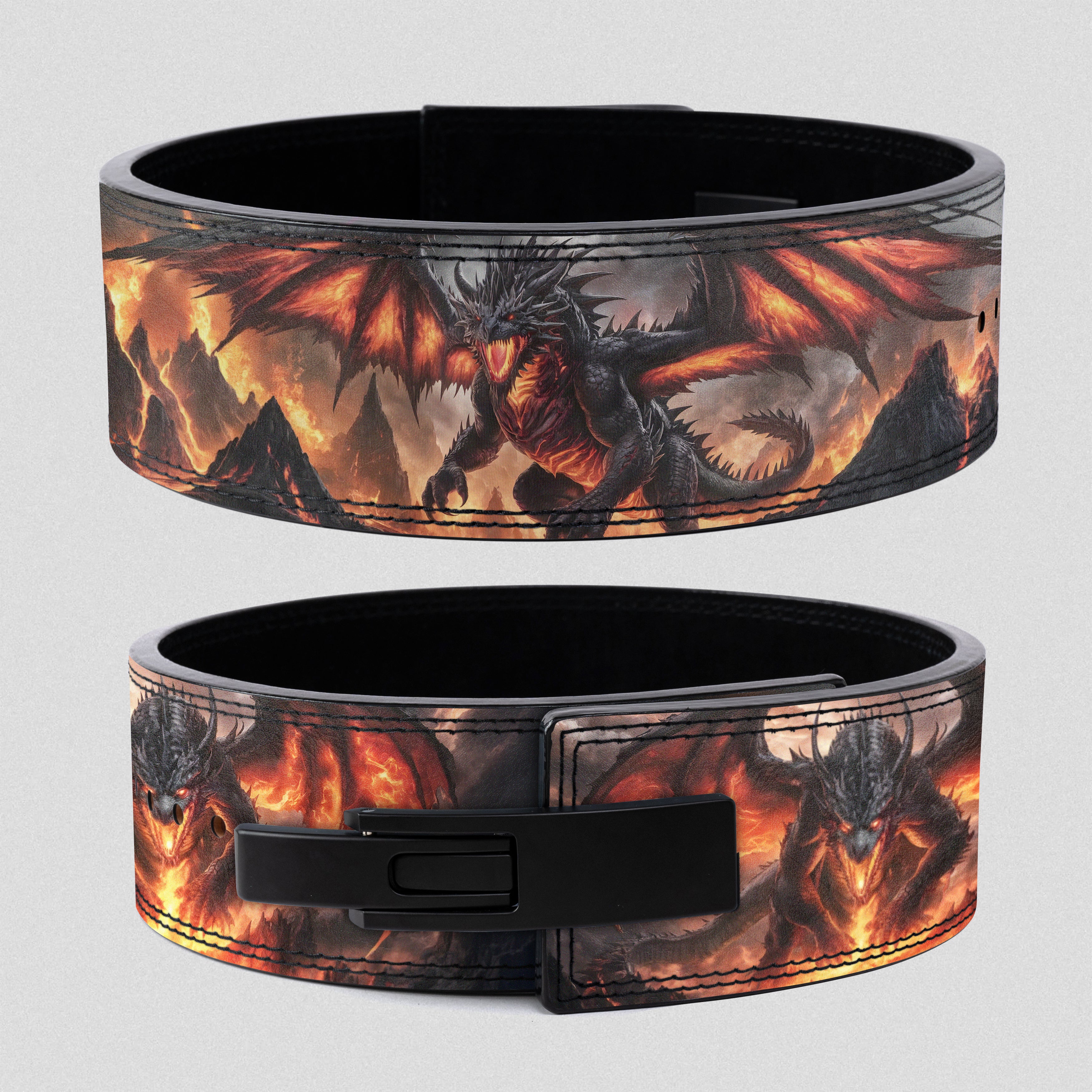 Dragon Lair Customizable Powerlifting Lever Belt 10mm Cowhide 11484