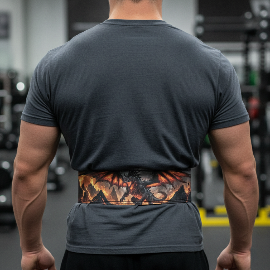 Dragon Lair Customizable Powerlifting Lever Belt 10mm Cowhide 11484