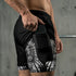 Aztec Warrior 2 in 1 Printed Gym Shorts 11492