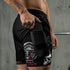 Train Till Death 2 in 1 Training Gym Shorts 11493
