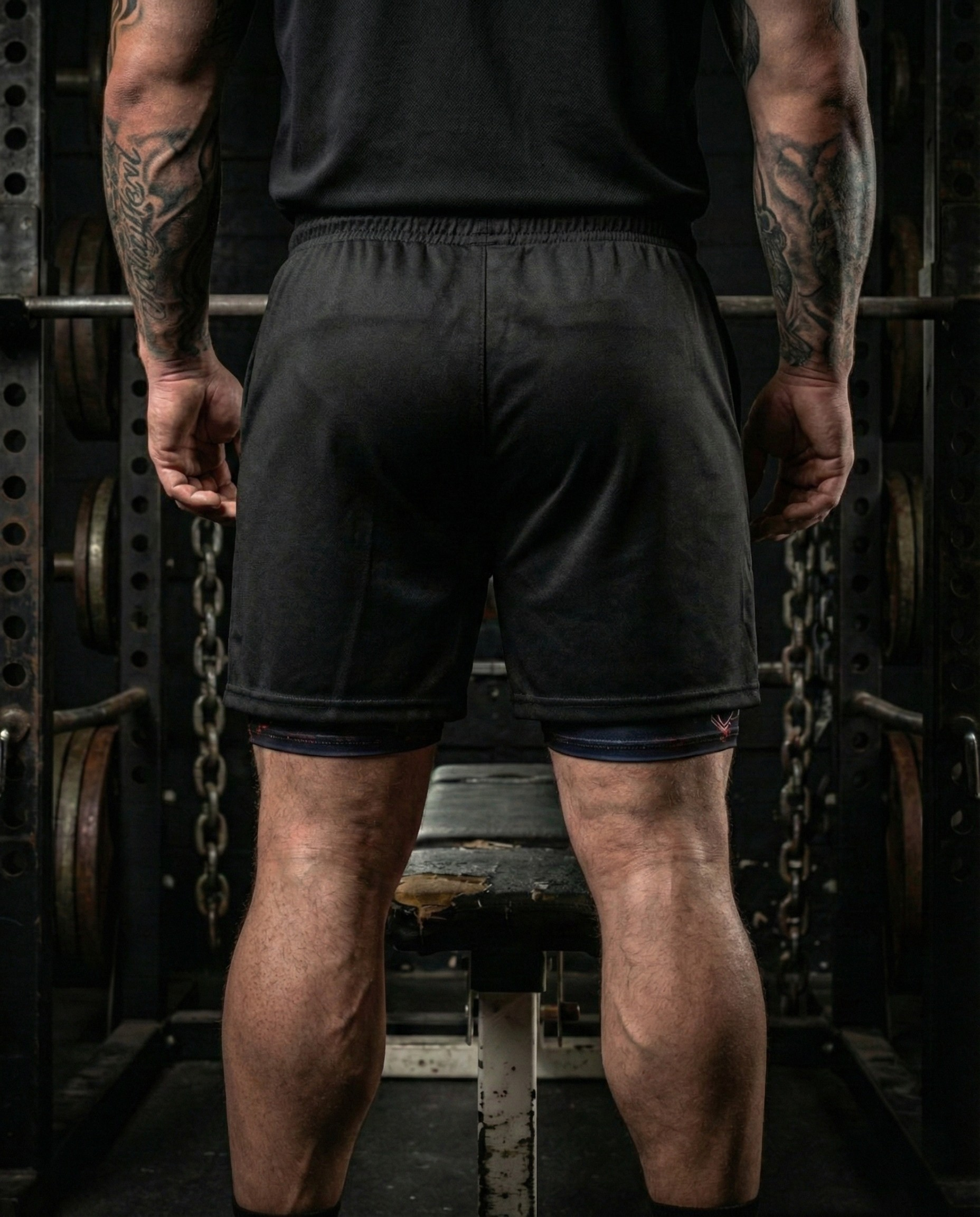 Train Till Death 2 in 1 Training Gym Shorts 11493