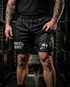 Train Till Death 2 in 1 Training Gym Shorts 11493