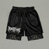 Memento Mori 2 in 1 Training Gym Shorts 11494