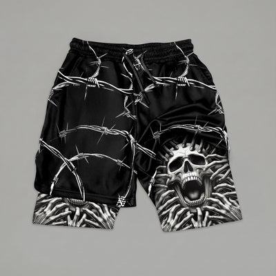 Nightmare 2 in 1 Training Gym Shorts 11495