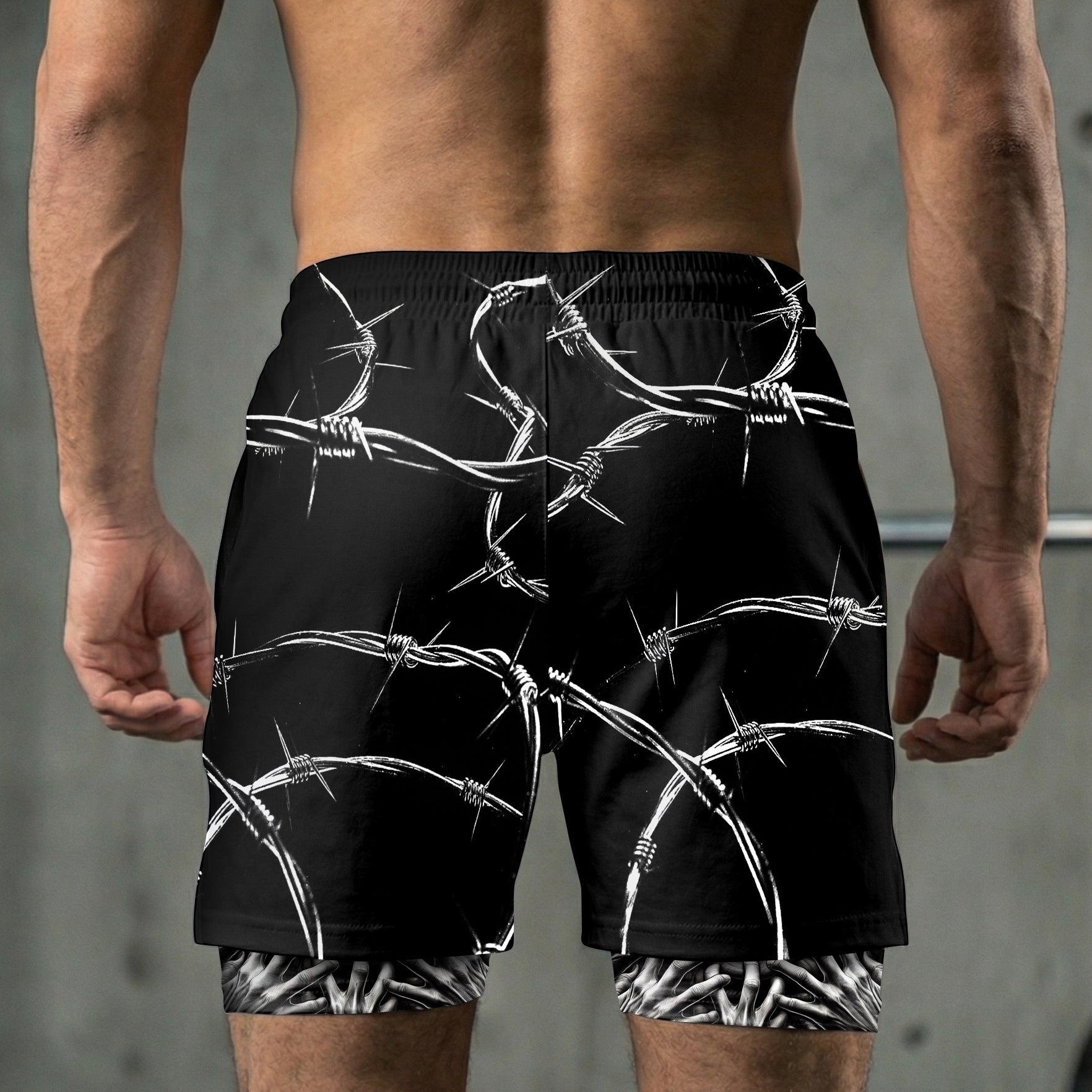 Nightmare 2 in 1 Training Gym Shorts 11495
