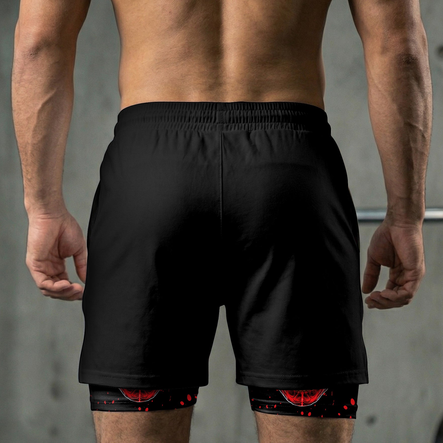 The Devil's Pact 2 in 1 Training Gym Shorts 11496