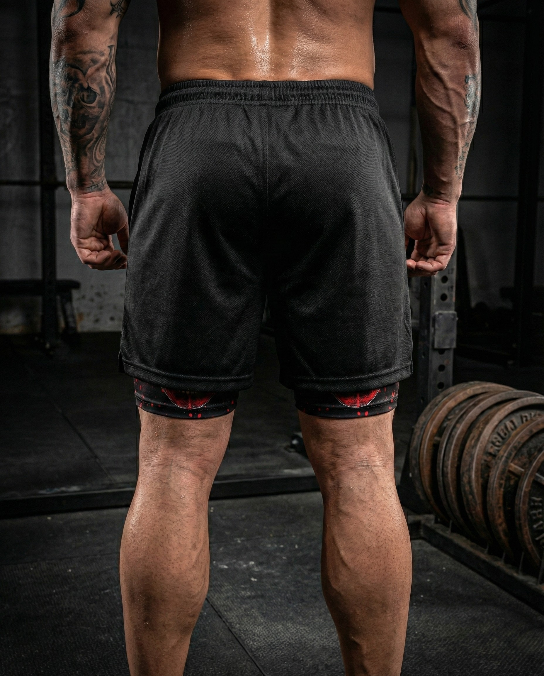 The Devil's Pact 2 in 1 Training Gym Shorts 11496