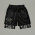 Valhalla Warrior Spirit Gym Shorts - Quick-Dry Mesh Athletic Wear - 11512