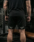 Fenrir's Strength, Vegvisir's Path - Norse Performance Shorts Breathable 11513