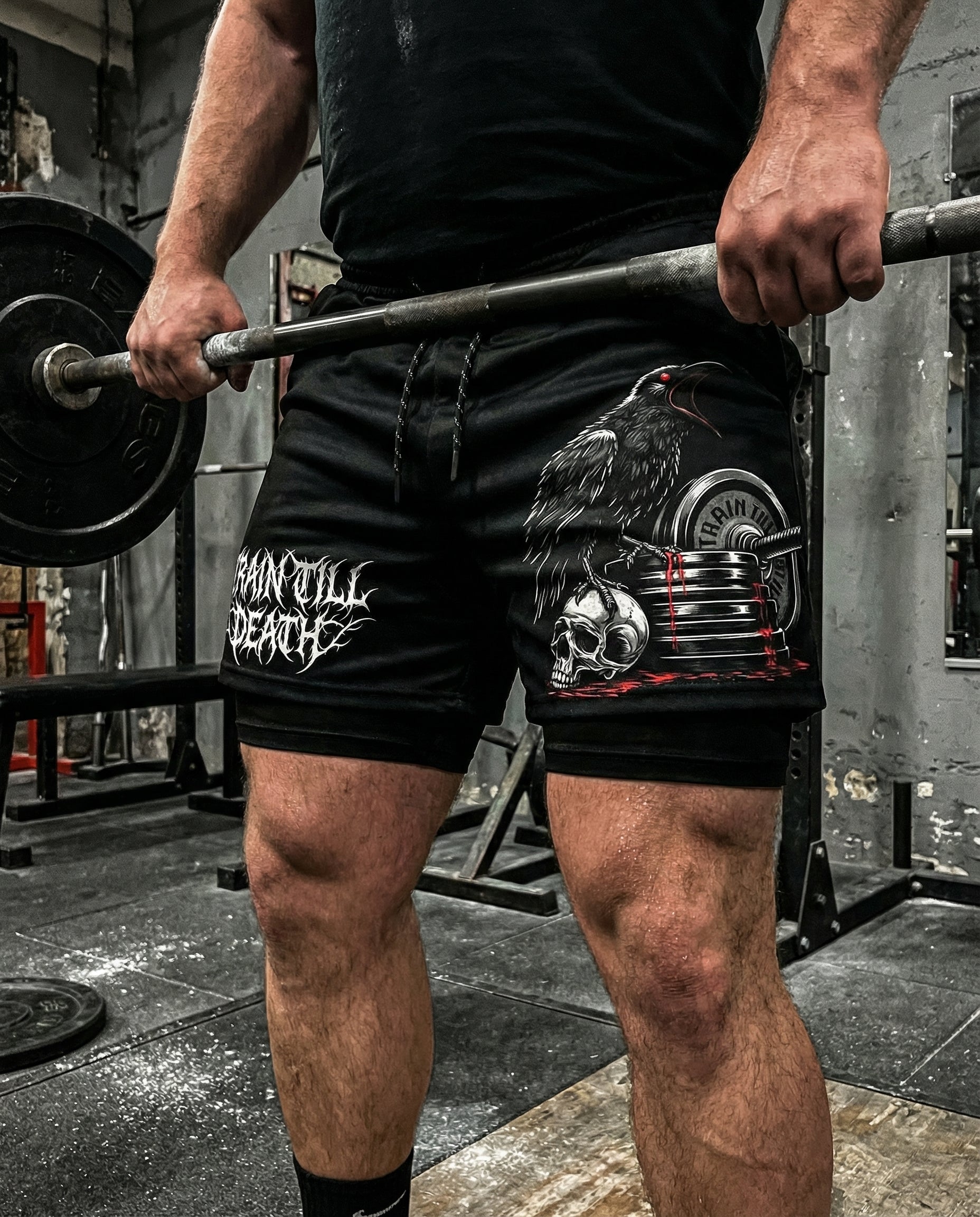 Train Till Death 2 in 1 Performance Gym Shorts 11515