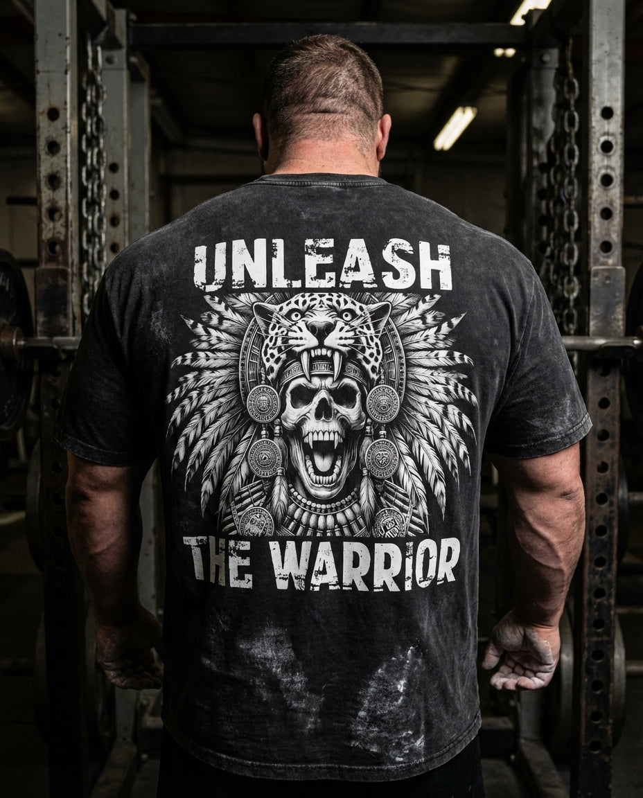 Aztec Jaguar Spirit Washed Tee 11519