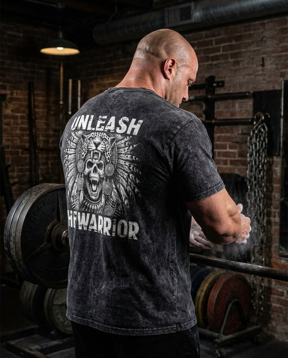 Aztec Jaguar Spirit Washed Tee 11519