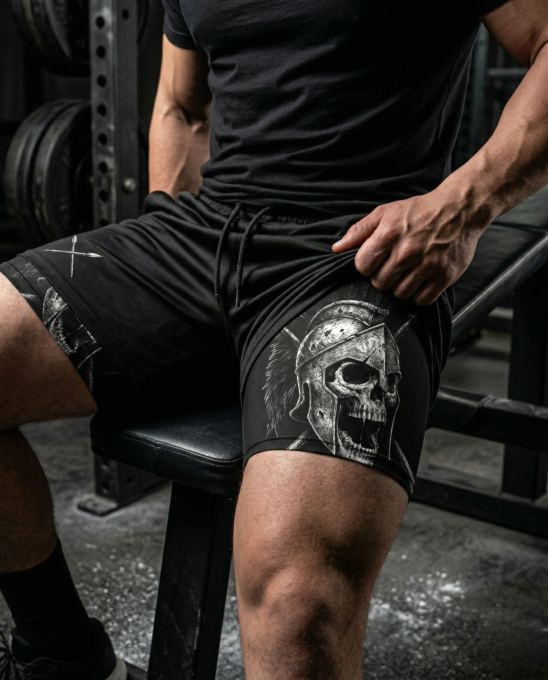 Thermopylae Final Stand Gym Shorts Breathable Mesh Fabric 11530