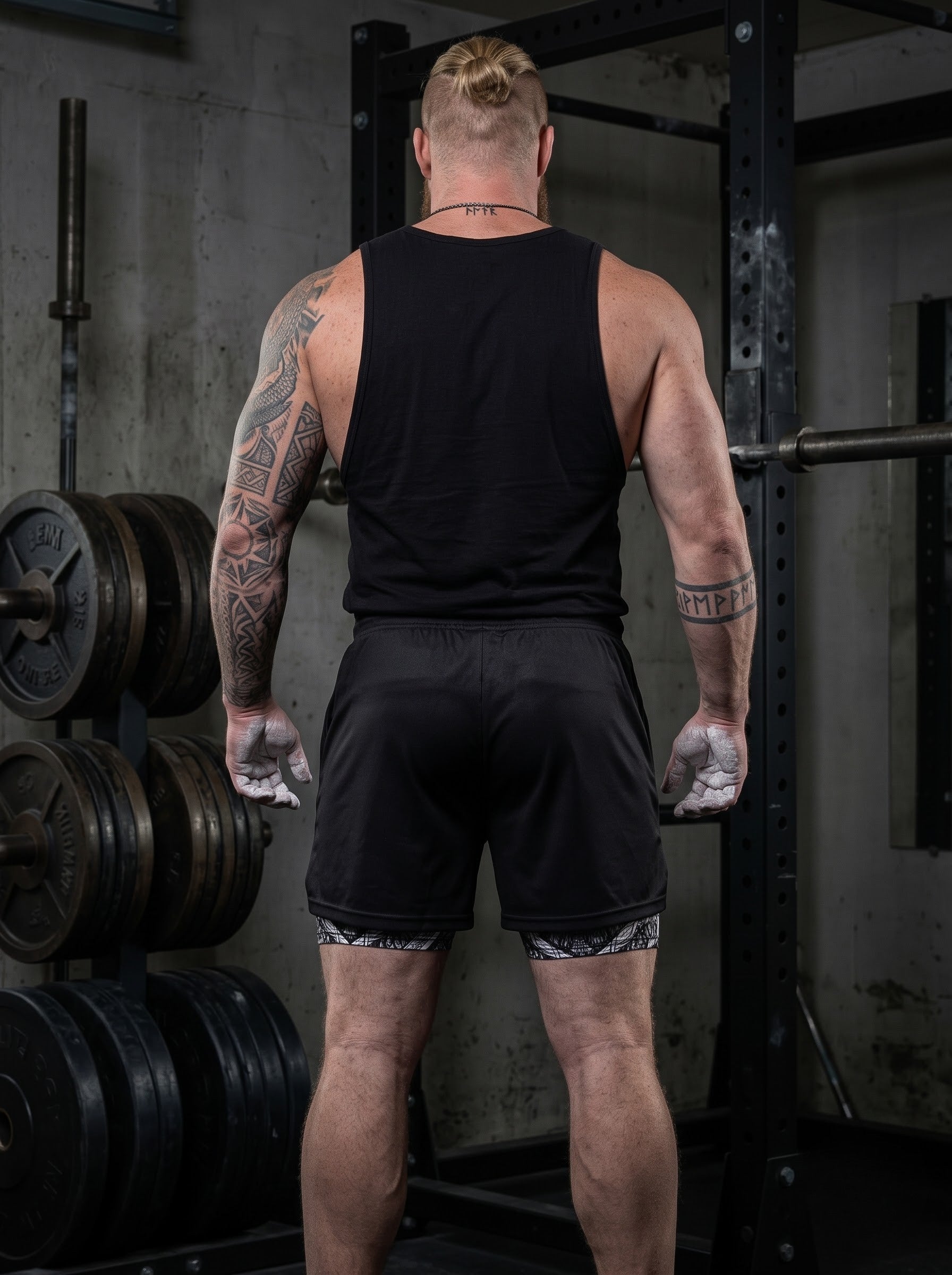 Viking Spirit Gym Shorts - Quick-Dry Fabric Athletic Wear 11531