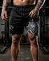 Viking Spirit Gym Shorts - Quick-Dry Fabric Athletic Wear 11531