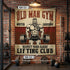 Personalized Old Man Weightlifting Home Gym Decor Wall Banner Flag 11536