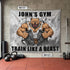 Bulldog Bodybuilding Gym Flags for Garage Gym 11538