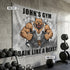 Bulldog Bodybuilding Gym Flags for Garage Gym 11538