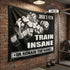 Custom Garage Gym Flags for Home Gym Decor Bodybuilding Motivation Quote 11544