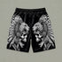 Aztec Jaguar Skull Men's Gym Shorts 11546
