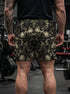 Tactical Camo Skull Men's Gym Shorts 11549