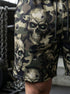 Tactical Camo Skull Men's Gym Shorts 11549