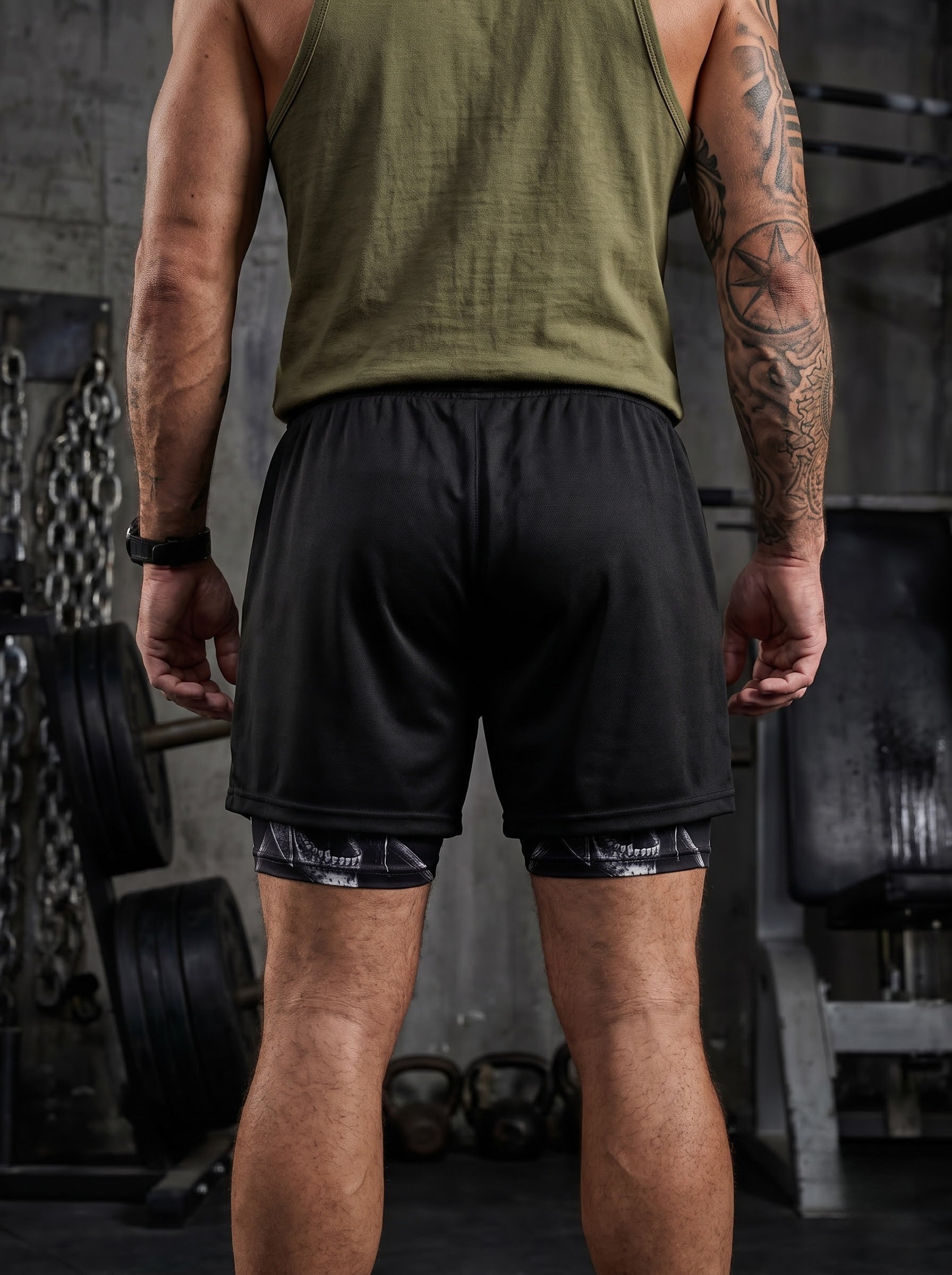Thermopylae Final Stand Gym Shorts Breathable Mesh Fabric 11530
