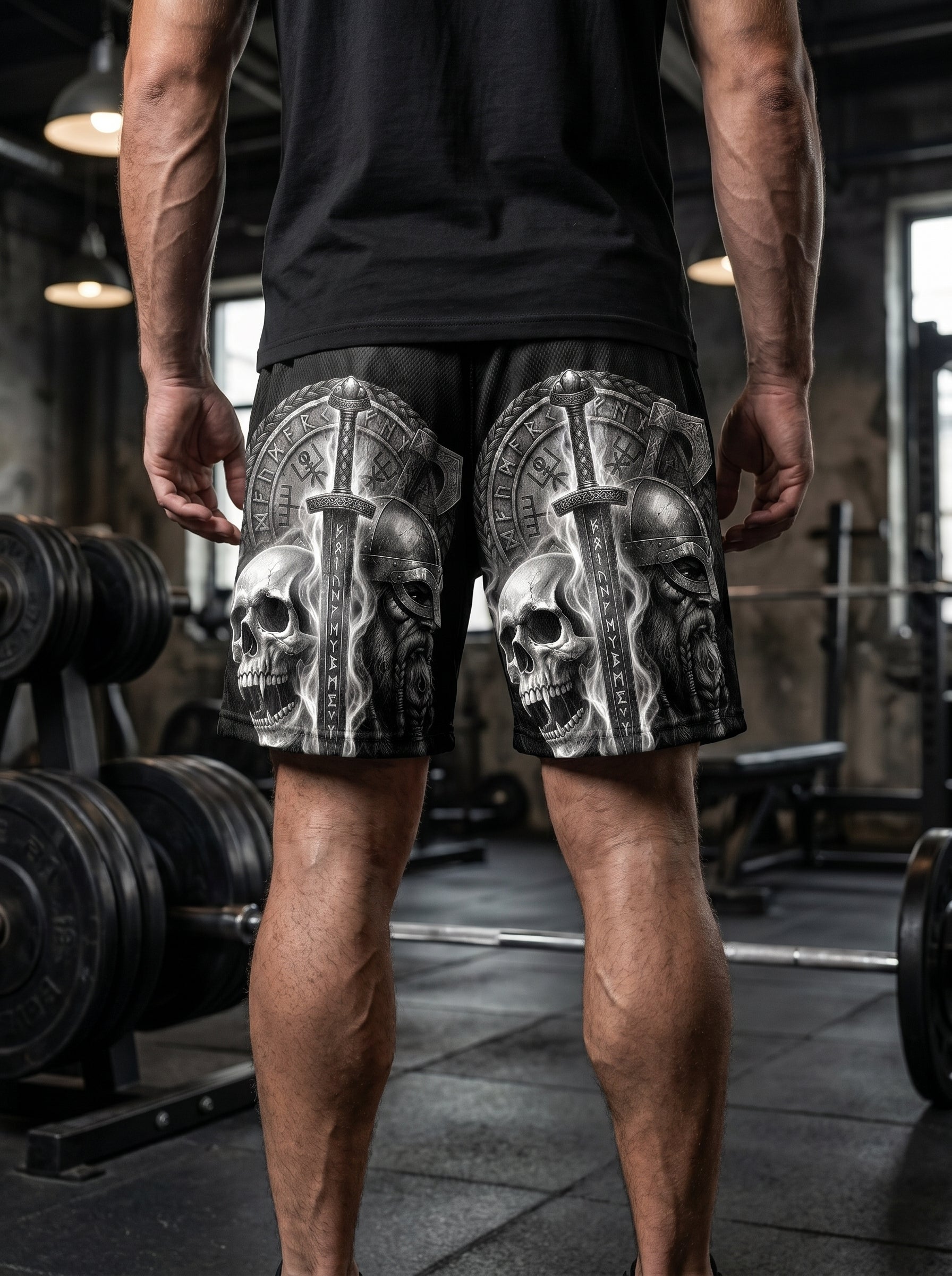 Viking Warrior Spirit Men's Gym Shorts 11551