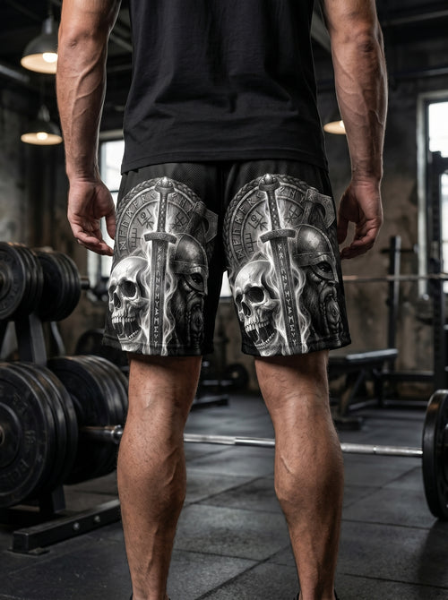 Viking Warrior Spirit Men's Gym Shorts 11551