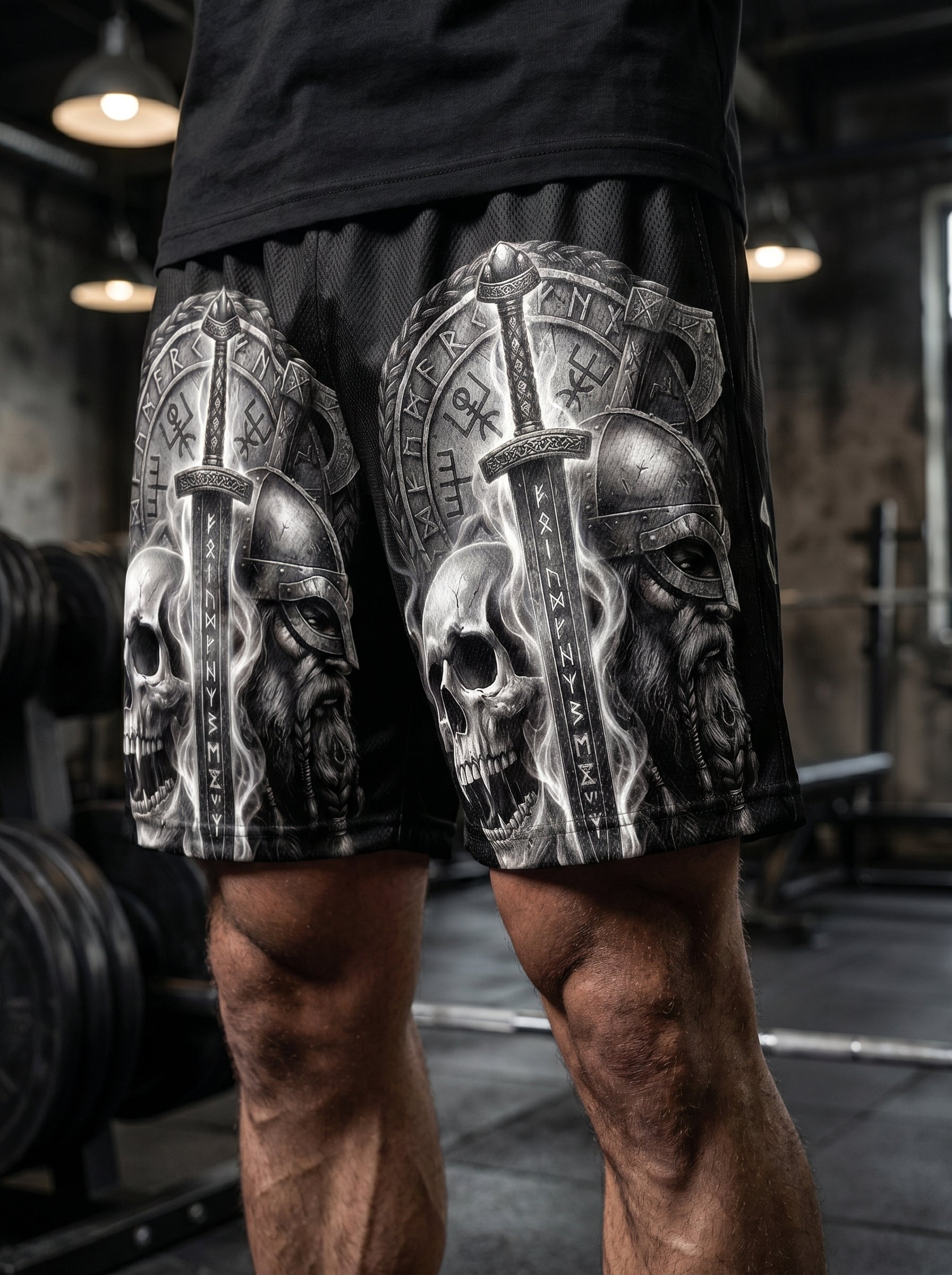 Viking Warrior Spirit Men's Gym Shorts 11551