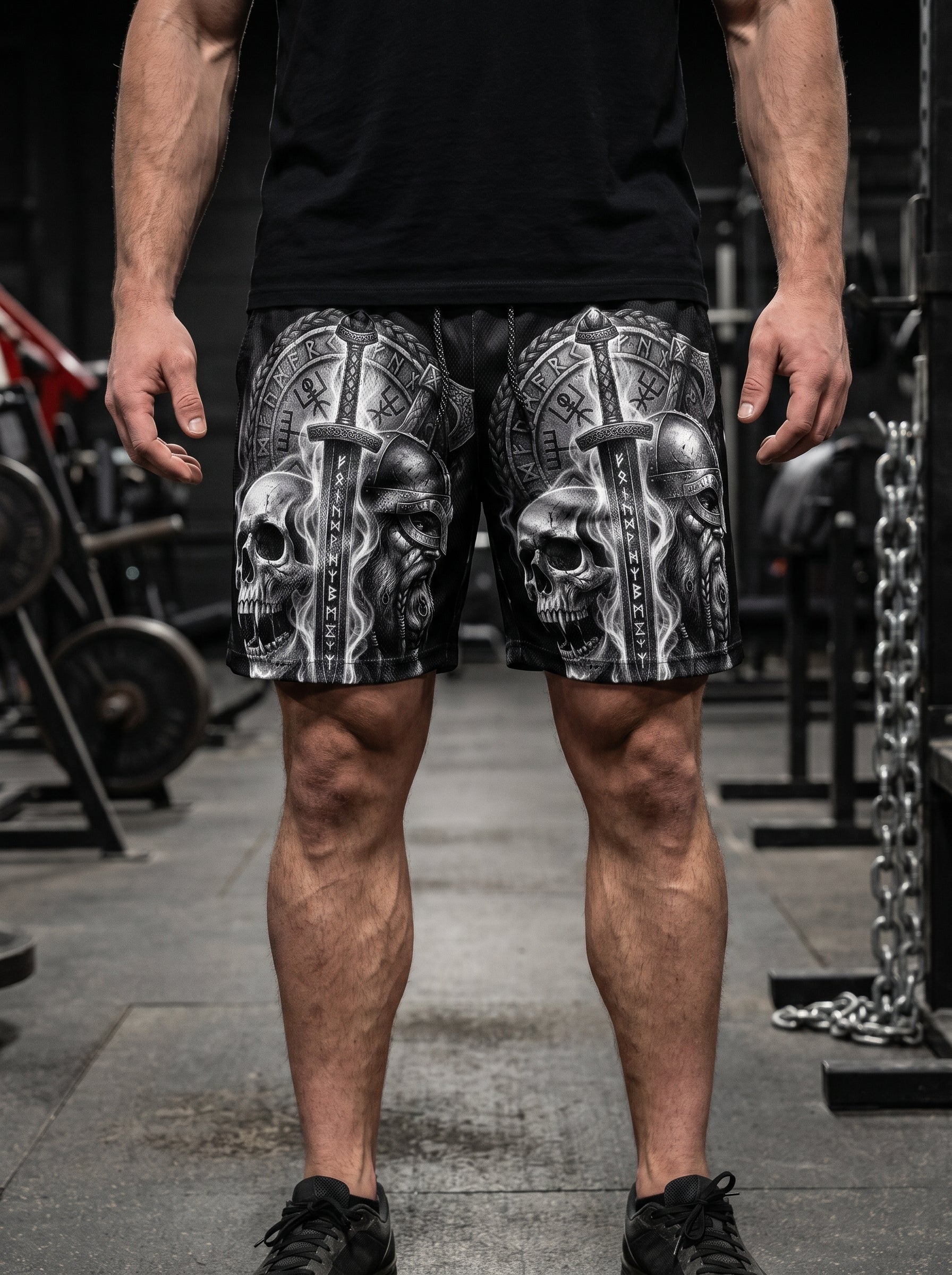 Viking Warrior Spirit Men's Gym Shorts 11551