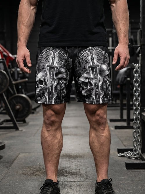 Viking Warrior Spirit Men's Gym Shorts 11551