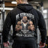 Stronger Than Excuses Pitbull Workout Gym Hoodie 11558