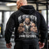 Stronger Than Excuses Pitbull Workout Gym Hoodie 11558
