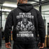 Never Gets Easier Gorilla Workout Gym Hoodie 11559