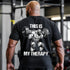 This Is My Therapy Powerlifter Gym T-shirts 11560