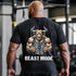 Beast Mode Bull Weightlifting Gym T-shirts 11564