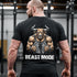 Beast Mode Bull Weightlifting Gym T-shirts 11564