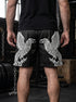 Odin's Twin Ravens Men's Gym Shorts 11567
