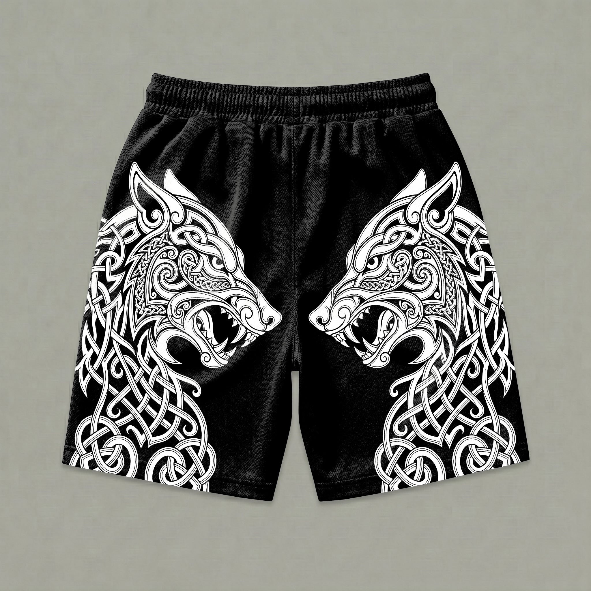 Unchained Fenrir Wolf Men's Gym Shorts 11568