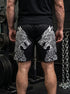 Unchained Fenrir Wolf Men's Gym Shorts 11568