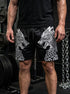 Unchained Fenrir Wolf Men's Gym Shorts 11568