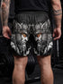 Wrath of Valhalla Viking Warrior Men's Gym Shorts