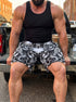 Three Wise Ghost Skulls Men's Gym Shorts 11548