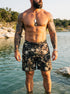 Tactical Camo Skull Men's Gym Shorts 11549