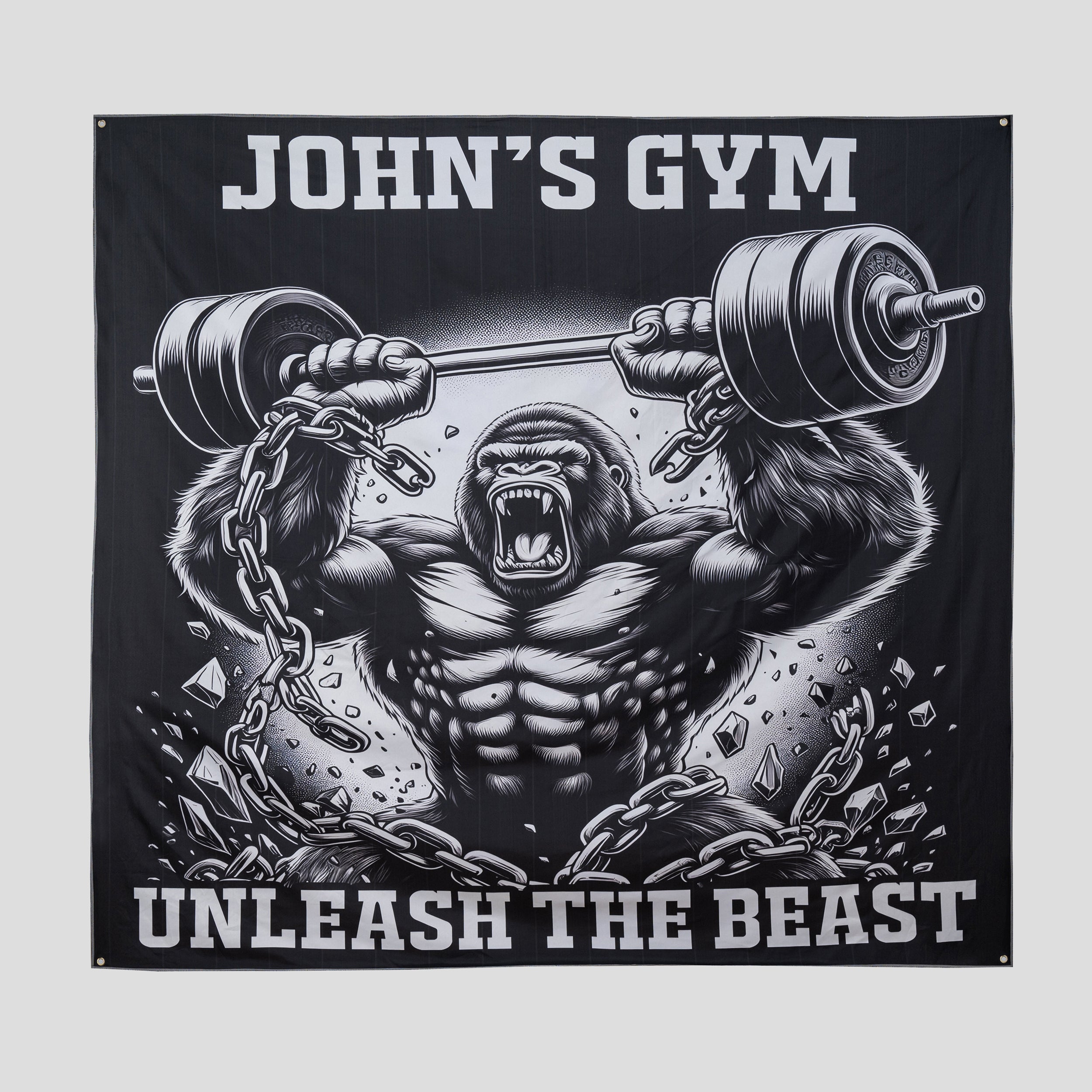 Gorilla Gym Flag - Unleash The Beast 11384