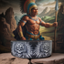 Savage Aztec Jaguar Warrior - Customizable Powerlifting Belt 11399