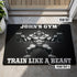 Personalized Gorilla Lifting Doormat for Home Gym Decor